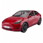 1/24 Tesla MODEL Y Sulamist Autokere Mudel Valatud Metallist M&auml;ngu S&otilde;iduk Autokere Mudel Simulatsiooni Kollektsioon Heli Valgus Laste M&auml;nguasi Kingitus punane