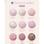 Daisyk Ice Cream Collection Eye Shadow Palette, 1 pc, No. 20 Blueberry Sorbet white