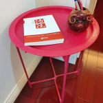 V&auml;ike matkak&ouml;&ouml;k V&auml;ljas Kokkupandav Rendimaja Male Kaardim&auml;ngutuba Kohvi Abilaud Nurgalaud V&auml;ike Kohvilaud Kaasaskantav roosa