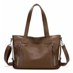 &Otilde;lakott Naiste Crossbody kott Trend Lihtne mood k&auml;eshoitav suure mahutavusega Pu k&auml;ekott kohv