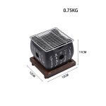 Kaasaskantav BBQ-grill korea toit s&uuml;sinikuahi grillahi s&ouml;ega k&uuml;psetusahi majapidamistarbeks v&auml;ljas korduvkasutatav grillkast