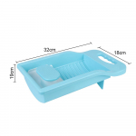 Pesulaud Mini pesulaud Mugav beebiriiete jaoks aluspesu sokid libisemisvastased vannitoatarvikud pesuriist