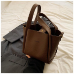 Premium pehmest nahast kaasaskantavad k&ouml;&ouml;giviljakorvi kotid suure mahutavusega ema ja lapse kott crossbody &auml;mbrikott v&auml;ike kandekott naiste kott 22*14*20 must