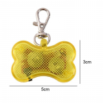 LED lemmikloomade helendav ripats veekindel seljakoti jalgratta jooksmise hoiatuslambid koos rippuva konksuga koera &ouml;&ouml;jalutushoiatus &ouml;&ouml;lamp sinine