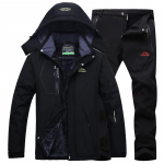 V&auml;lijoped meeste talve pluss sametist Thicken Gore - Texi komplektiga puuvillane jope XXXXL