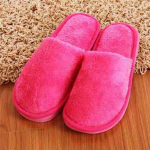 Soe libisemisvastane Unisex suss Plush Size Mugav s&uuml;gisene &uuml;hev&auml;rviline kodu sisejalatsid talvesussid 37-38 roosa punane v&auml;rv
