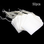 50 tk t&uuml;hjad teekotid n&ouml;&ouml;rid kuumtihendiga filterpaber, &uuml;rdi lahtine teekott valge 50 tk / komplekt 50 pcs