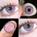 EYESHARE Annual Color Contact Lenses Purple New Color Contact Lenses Blue Fashion Contact Lenses Brown Natural Eye Beauty Lenses 1 Pair/Year