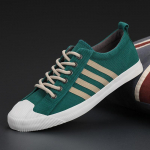 Mood Meeste L&otilde;uendkingad Vabaaja V&auml;lisjalatsid Hingavad Paelkinnitusega Meeste Vulkaniseeritud Kingad Mugavad Madalad Libisemiskindlad Meeste Tossud 38 tumeroheline v&auml;rv