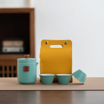 Kaasaskantav v&auml;lireisi teekomplekt Loov keraamiline teekann ja teetassikomplekt Kontori Kung Fu teekomplekt Hiina teetseremoonia s&otilde;bra kingitus