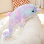 Uus v&auml;rviline delfiinide padi pl&uuml;&uuml;sist m&auml;ngunuku voodi, magamisnuku padi kingitus 50cm 0.22kg
