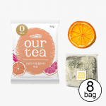 Jardin Our Tea &ndash; Korea p&auml;rispuuviljatee 8 kotikest, erinevad maitsed Zero Orange 8 bags (No box)