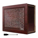 Puidust hoiup&otilde;rsast laste kingituste raha s&auml;&auml;stmise v&auml;ljakutsekarp Sularaha s&auml;&auml;stja koos loenduriga B