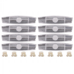 8 tk m&auml;gijalgratta ohutuse hoiatus, helkur jalgratta ratta kodara helkur S&otilde;iduratta jalgratta hoiatus helkur valge