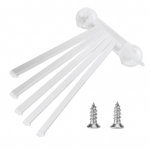 5 haruga k&auml;ter&auml;tihoidja p&ouml;&ouml;rlev riiul seinale paigaldatav k&auml;ter&auml;tihoidja kodu vannitoa k&ouml;&ouml;gi jaoks