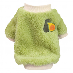 Kutsika Pl&uuml;&uuml;sriided Soojad Mugavad Nahas&otilde;bralikud Elastsed &Uuml;mara kaelusega Kahe jala peal kantavad Koera Pl&uuml;&uuml;sriided M roheline