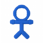 1 tk multikas, inimesed n&auml;rivad kaelakee, silikoonist hambad, autismi sensoorsed n&auml;ritavad m&auml;nguasjad