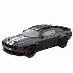 1/22 Dodge Challenger Redeye Hellcat Super Muscle Sportauto Sulamist Metallist Valatud Auto Mudel Heli ja Valgusega Kollektsioon Huvialid Kingitus must
