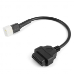 Diagnostika 6-pin pistikust OBD2 16-pin pistikuni adapterkaabel mootorratta veakoodide tuvastuspistik sobib Sinnisele