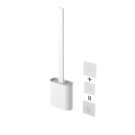 Luksuslik WC-hari Seinale riputatav WC-hari Pika k&auml;epidemega silikoonist WC-hari Pehmete harjastega WC-puhastushari Puhastust&ouml;&ouml;riist Vannitoatarvikud