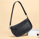Pressitud mustriga moekas naiste &otilde;lakott retro k&otilde;ik-&uuml;hes laia &otilde;larihmaga pealiskihiga lehmanahast crossbody kott One Size must