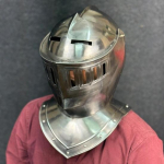 Keskaegne kiiver Knight Crusader LARP 2 kokkuklapitav kiiver armor Cosplay, kost&uuml;&uuml;mikiiver, parim kingitus armastusele kord