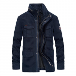 S&otilde;jav&auml;ejope Meeste Kvaliteetne S&uuml;gistalve V&auml;lisriided Puuvillane Cargo Multi-Pocket Mid-Long mantlid Meeste Campera M