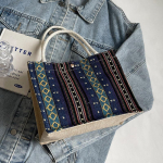 Etnilise stiili kandekott naistele Uus mood k&auml;ekott naistele Ins Ni&scaron;i disain Kootud kott naistele