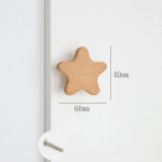 Armsad Pilved Stars Puitm&ouml;&ouml;bli k&auml;epidemed kappide ja sahtlite jaoks Ukse nupud K&ouml;&ouml;gikapp Riidekapp t&otilde;mbab puidust ukselingid A4