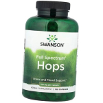 Humala ekstrakt, Full Spectrum Hops 620, Swanson 180 kaps (71280207) 180caps
