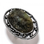 Labradorite Handmade 925 Sterling Silver Jewelry Ring Size 7 m2n98