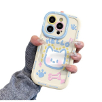 K&auml;sitsi joonistatud koer, sobib Apple 16promax Puff Shell iPhone1514/13, koomiks 12, kukkumisvastane 11 iPhone16