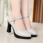 K&otilde;rge kontsaga platvormkingad 2025 kevad uus mood k&otilde;rge kontsaga kingad naine PU nahk veekindlad kingad femme naiste kontorikingad 35