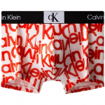 Calvin Klein CK96 Seeria V&auml;ikesed Ruudukujulised Kirjad Klippimiskindlad Hipster-p&uuml;ksikud Meeste Aluspesu Valge Punane NB3406ACO S