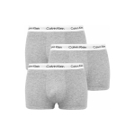 Calvin Klein &Uuml;hev&auml;rvilised Madala V&ouml;&ouml;kohaga Bokserid 3 tk Meeste aluspesu Hall 0U2664G-KS0 S white