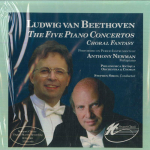 LP-plaat LUDWIG VAN BEETHOVEN : ANTHONY NEWM - Viis klaverikontserti - Kooriline F R254269 Newport Classic 1987 USA Klassika
