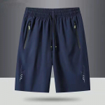 Meeste j&auml;&auml;siidist l&uuml;hikesed p&uuml;ksid suvised &otilde;hukesed lahtised plusssuuruses Quick Dry Fitness hingavad meeste veerandp&uuml;ksid L hall