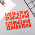 Autode helendav numbrikleebis Helendavad numbrid Kleebised Auto Ajutine Pakkimine Telefon Postkast Silt Sahtel Silt Hotelli ukse tahvli silt