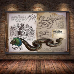 Moodul L&otilde;uend Ark Survival Evolved Pildid Maalimine Elluj&auml;&auml;mism&auml;ng Kodu Dekoratsioon Prinditud Dinosaurus Plakat Elutuba Kaasaegne Seinakunst 40x60cm No Framed