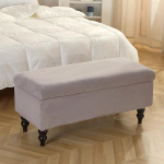 1 tk Velvet hoiutabureti kate, veniv Ottomani jalatoe kate Pehme ristk&uuml;likukujuline klaveriistme kate elutuba magamistuba S