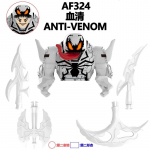 Disney ehitusklotsid Mini mudelid Tegelased Marvel Venom Kokkupandav liigutatav nukk Carnage S&uuml;mbiootiline tegevusnukk S&uuml;nnip&auml;evakingitus