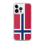 Coque iPhone &ndash; Norvege &ndash; Drapeau &ndash; Souple &ndash; Mitmev&auml;rviline &ndash; &Uuml;hilduv iPhone 14 Pro Max