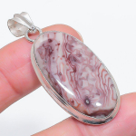 Natural Dolomite Gemstone 925 Sterling Silver Jewelry Pendant 2.05 a9m96