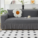 Žakardi volang&auml;&auml;rega diivanikate - Universaalne sobivus k&otilde;ikideks aastaaegadeks Three-seater 190-230cm