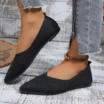 Naiste terava ninaga madalad kingad &uuml;hev&auml;rvilised kootud pealtlibistatavad naiste kingad vabaaja hingavad baleriinad naiste madalad kingad mokassiinid naised 36