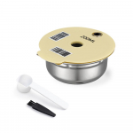 Korduvkasutatavad kohvikapslid BOSCH-s masinale Tassimo Happy Vivy Roostevabast terasest t&auml;idetavad kohvimasina filtrid 180ML/220ML