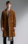 Nahk Pruun K&auml;sit&ouml;&ouml; Stiilne &Uuml;ler&otilde;ivas Trenchcoat Pruun Meeste Puhta Suede Katte S pruun