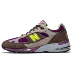 Stray Rats x New Balance 991 Valmistatud Inglismaal Lilla Roheline Meeste Tennised Hall M991SRG 45
