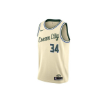 Nike NBA Giannis Antetokounmpo #34 City Edition S&auml;rk Meeste S&auml;rk Beež AV4652-280 S