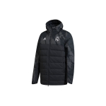 Adidas Real Madrid SSP Puhverjakk Kapuutsiga Meeste &Uuml;ler&otilde;ivad Must GD4258 S